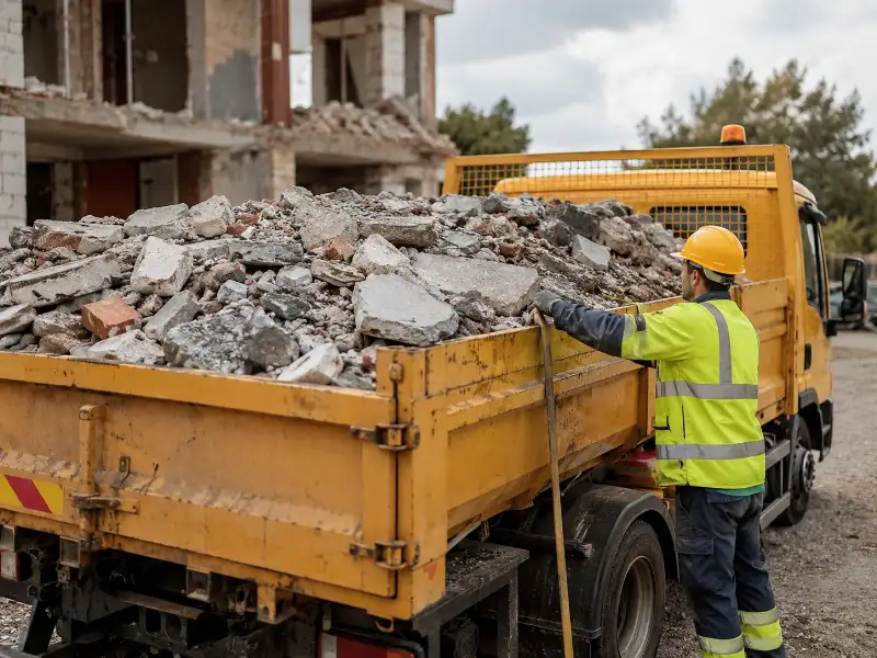 Évacuation déchets après débarras ou chantier à Caen